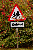 school sign